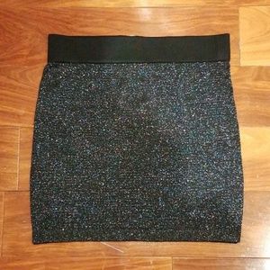 Womens Pencil Skirt Glitter Sparkly
